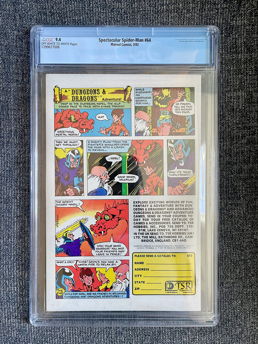 Spectacular Spider-Man #64 - 1982 First Appearance of Cloak & Dagger – CGC 9.4