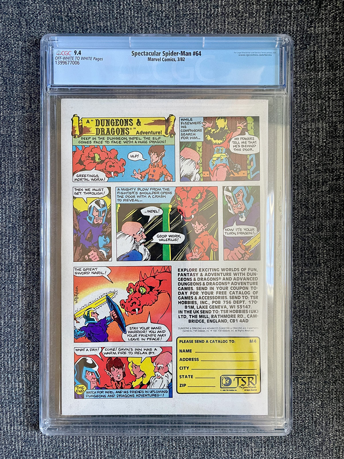 Spectacular Spider-Man #64 - 1982 First Appearance of Cloak & Dagger – CGC 9.4