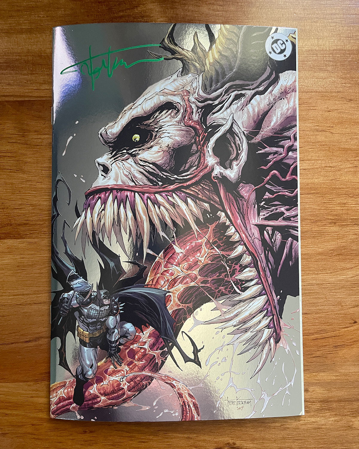 Absolute Batman #15 - 2026 Tyler Kirkham Virgin Foil Variant Signed with COA - NM-