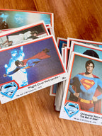 Superman: The Movie Trading Cards - 1978 Full 77-Card Set - VF