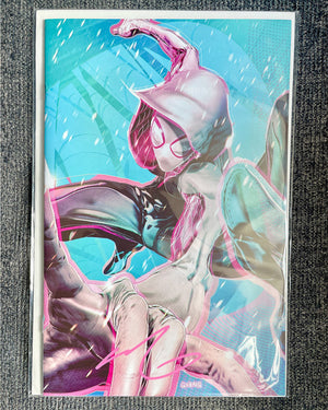Spider-Gwen: The Ghost Spider #4 - 2024 John Giang Exclusive Virgin Variant Signed with COA - NM