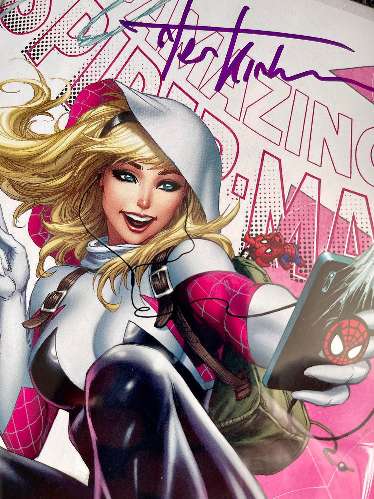 Amazing Spider-Man #15 - 2019 Tyler Kirkham Spider-Gwen Variant Signed with COA - NM