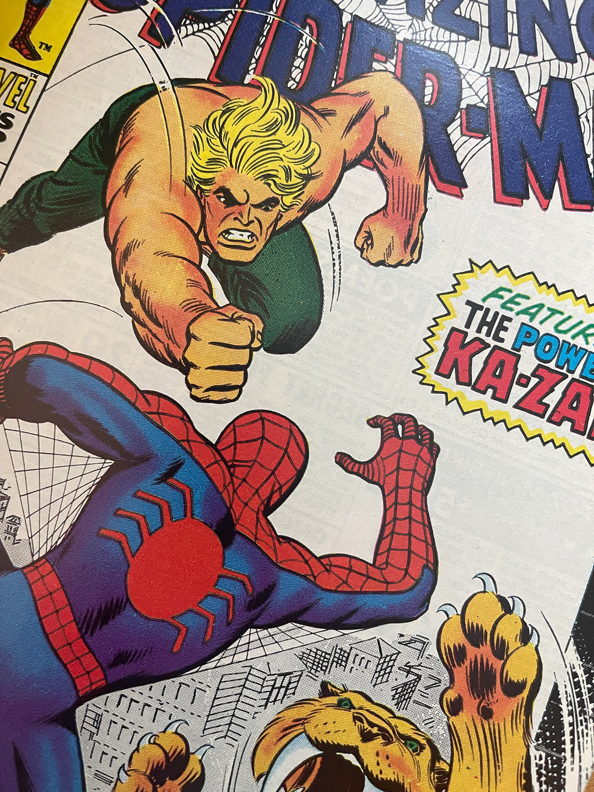 Amazing Spider-Man #57 - 1968 First Spidey vs Ka-Zar - FINE