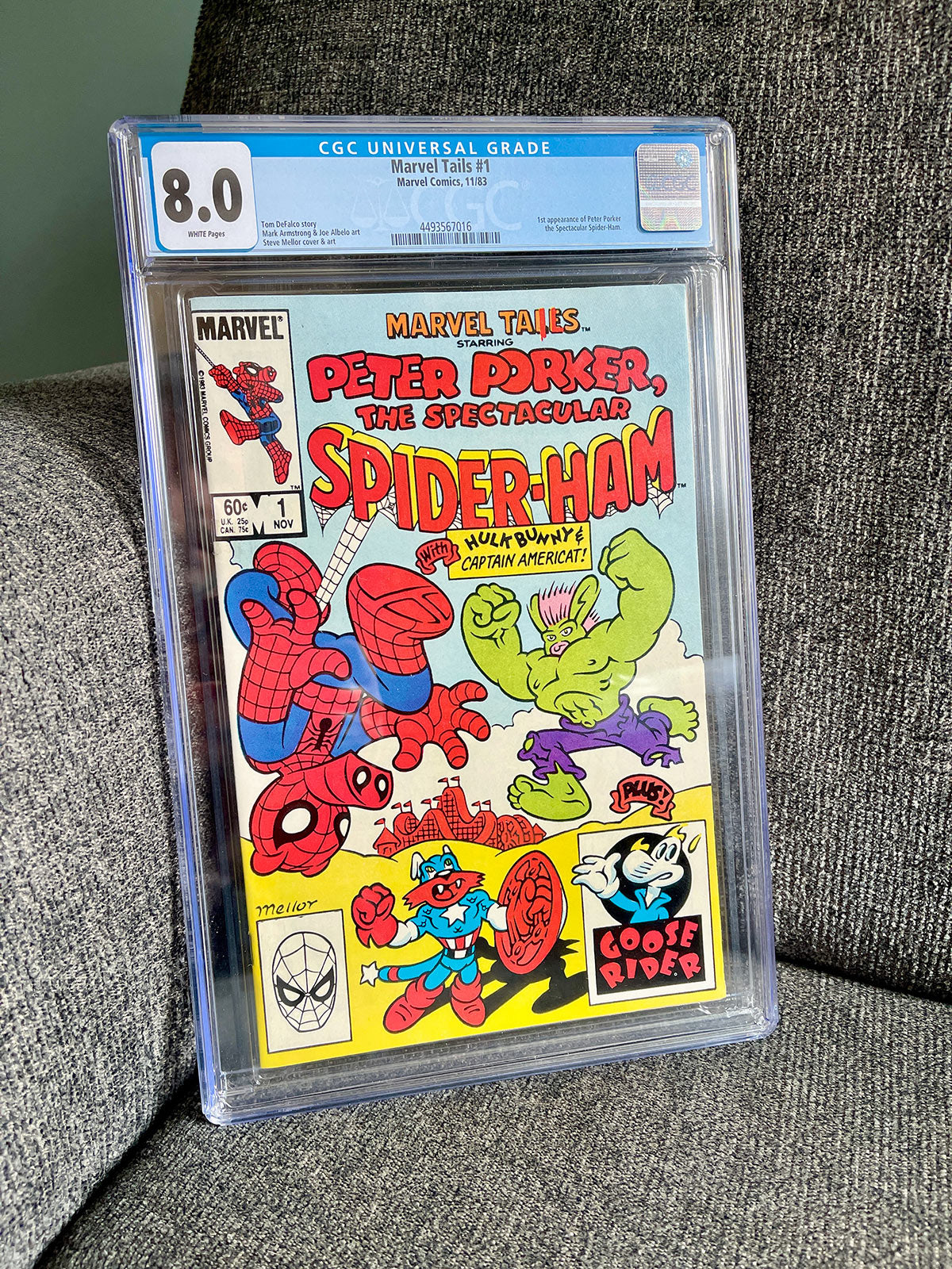 Marvel Tails Spectacular Spider-Ham #1 - 1983 First Appearance Spider-Ham - CGC 8.0