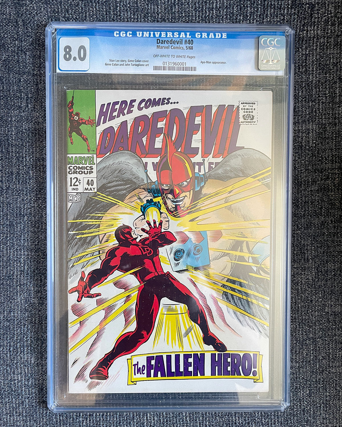 Daredevil #40 - 1968 - CGC 8.0