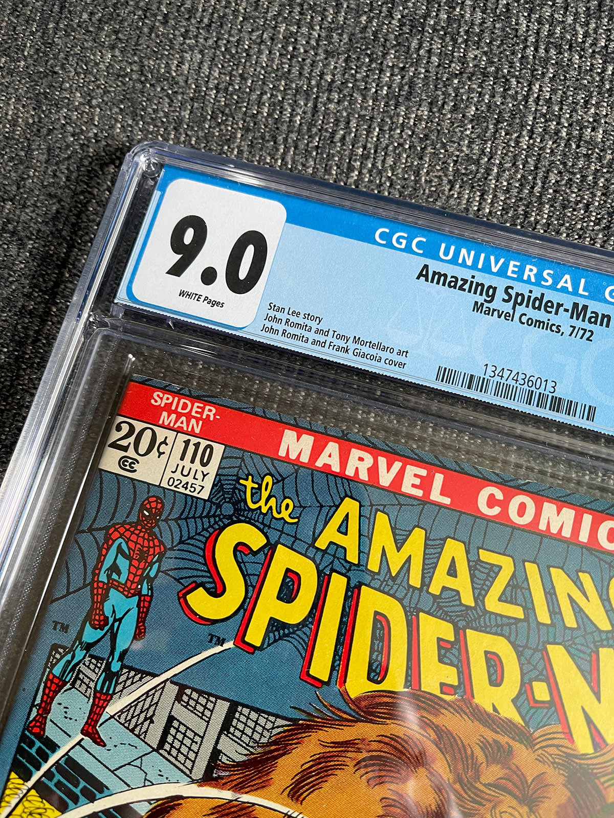 Amazing Spider-Man #110 - 1972 First Appearance of Gibbon - CGC 9.0