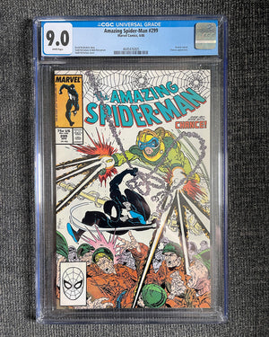 Amazing Spider-Man #299 - 1988 First Venom Cameo - CGC 9.0