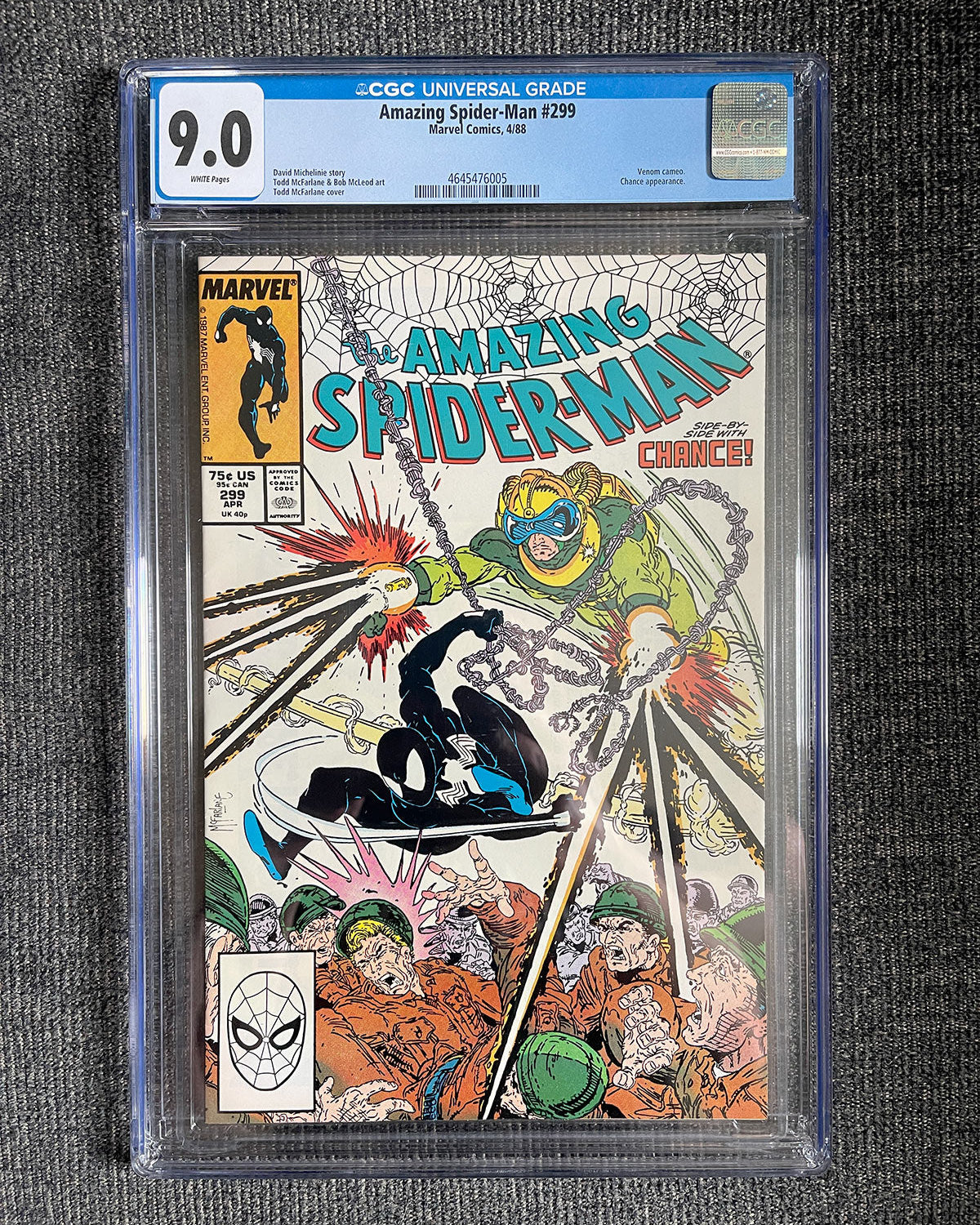 Amazing Spider-Man #299 - 1988 First Venom Cameo - CGC 9.0