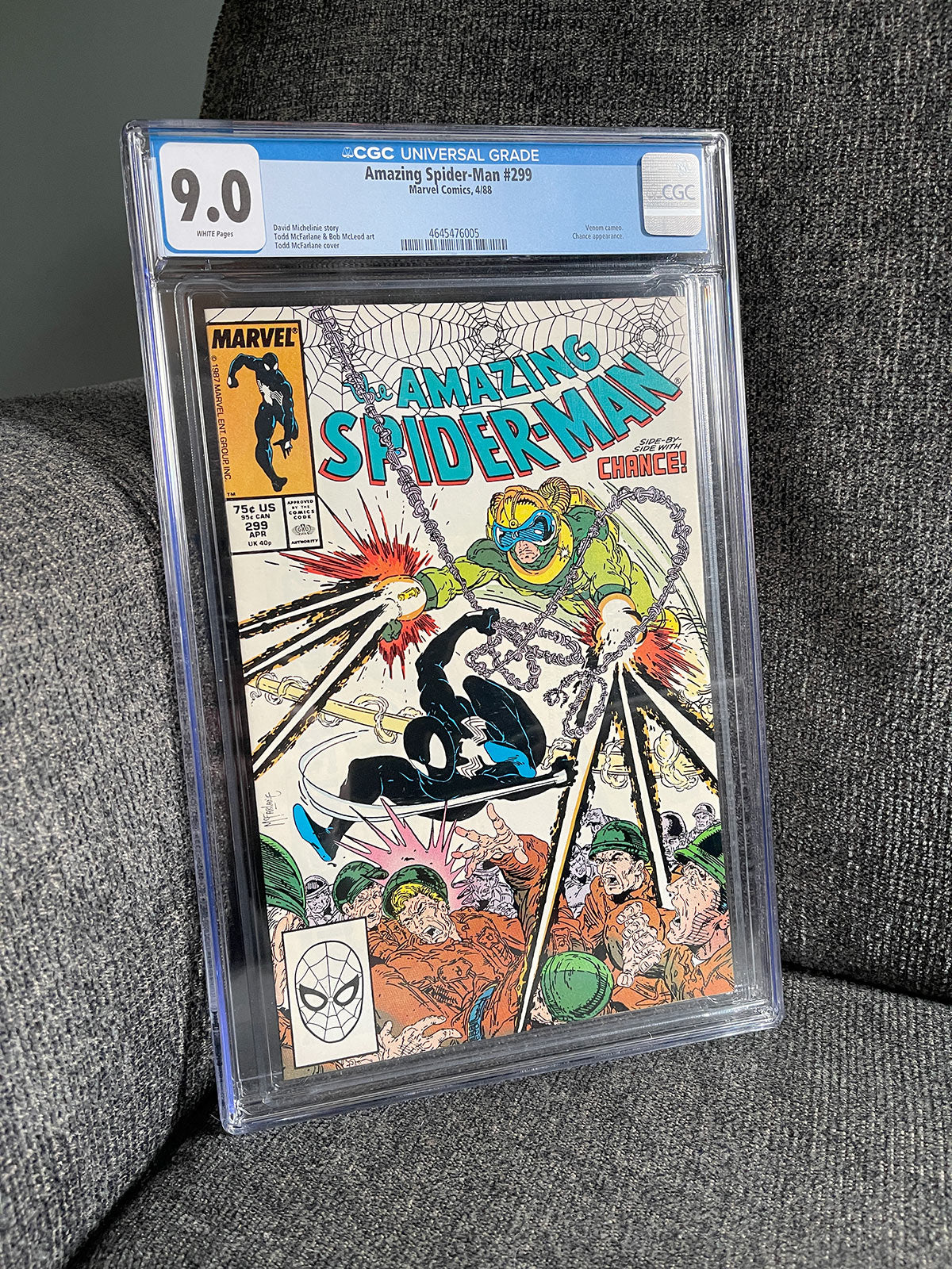 Amazing Spider-Man #299 - 1988 First Venom Cameo - CGC 9.0