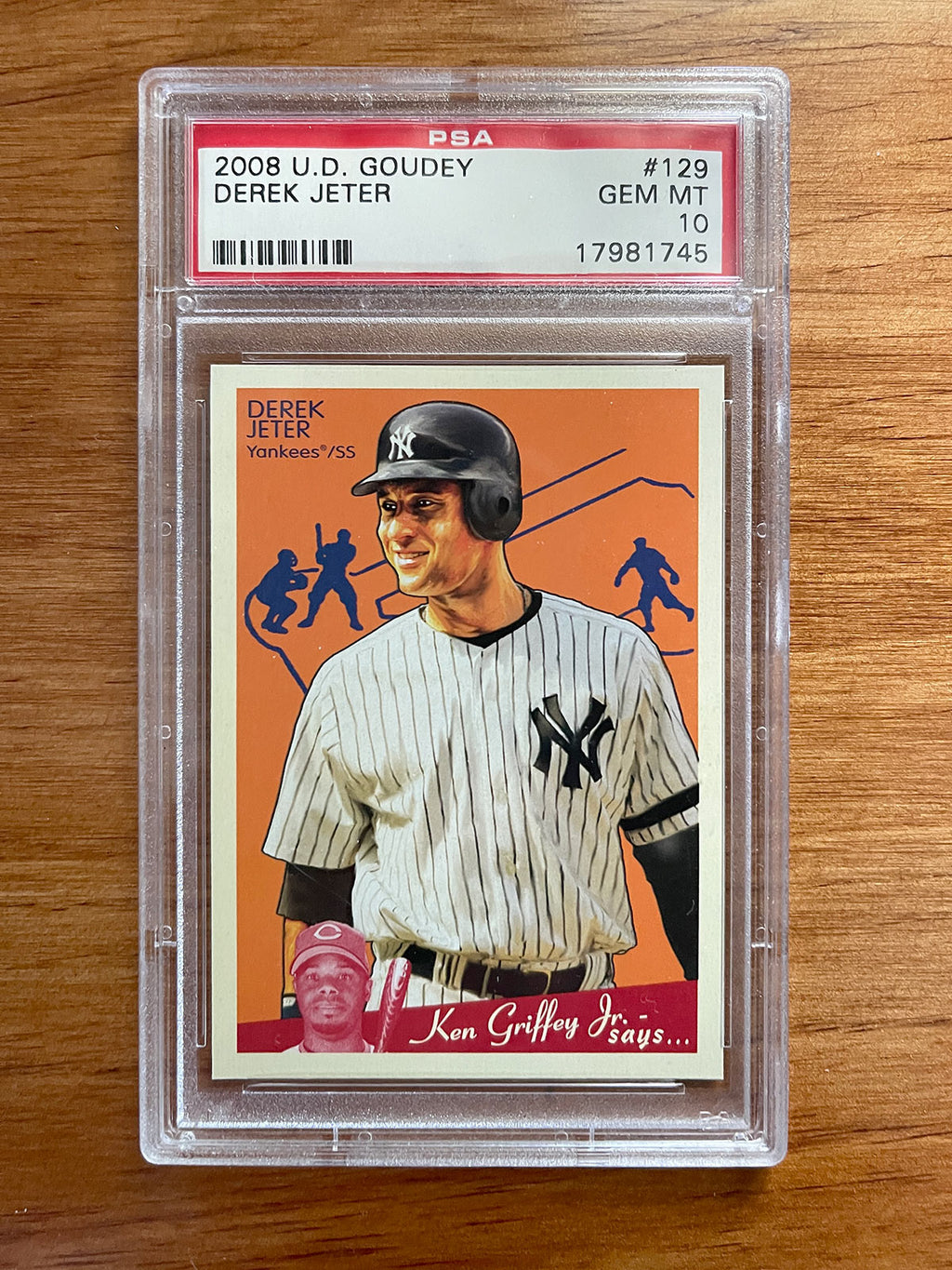 Derek Jeter PSA 10 Four-Pack - Dynasty Era Inserts