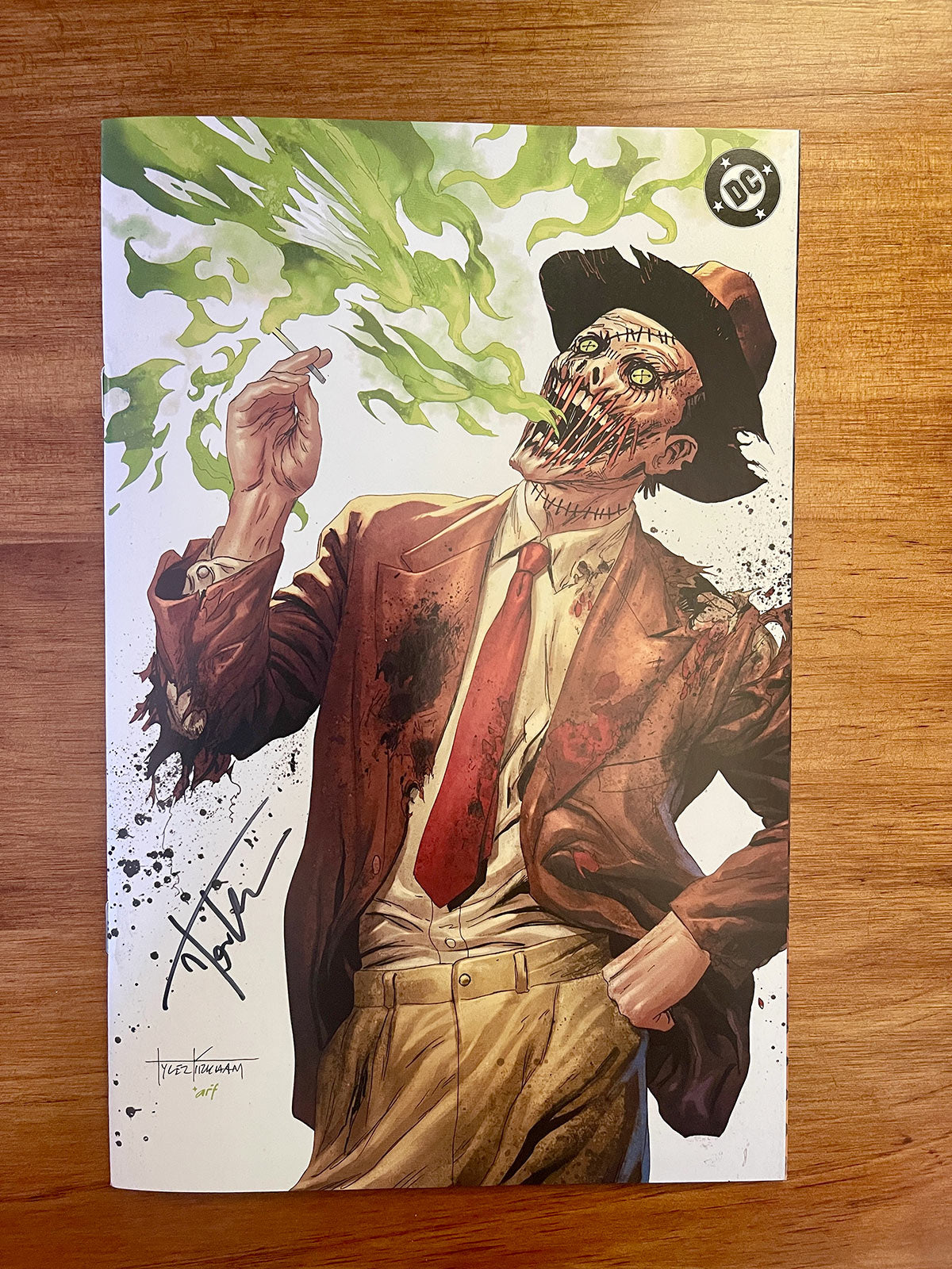 Absolute Batman #19 - 2026 First Appearance of Scarecrow - Tyler Kirkham Virgin Variant Signed w/ COA - NM