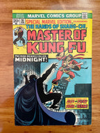Master of Kung Fu Comics - 1974-1978 Raw Back Issues - Pick Your Issues