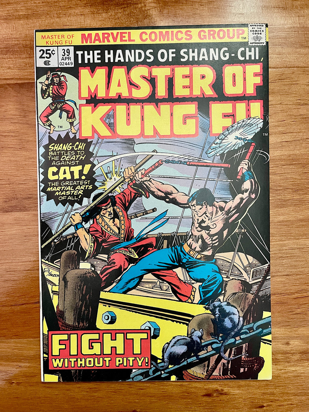 Master of Kung Fu #39 - 1976 First Appearance of Cat - VF