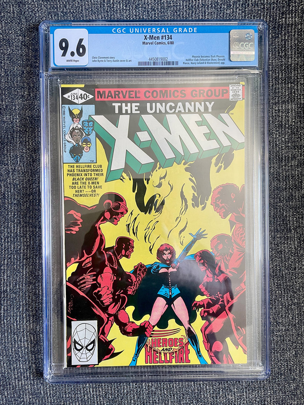 Uncanny X-Men #134 - 1980 Key First Appearance of Dark Phoenix - CGC 9.6