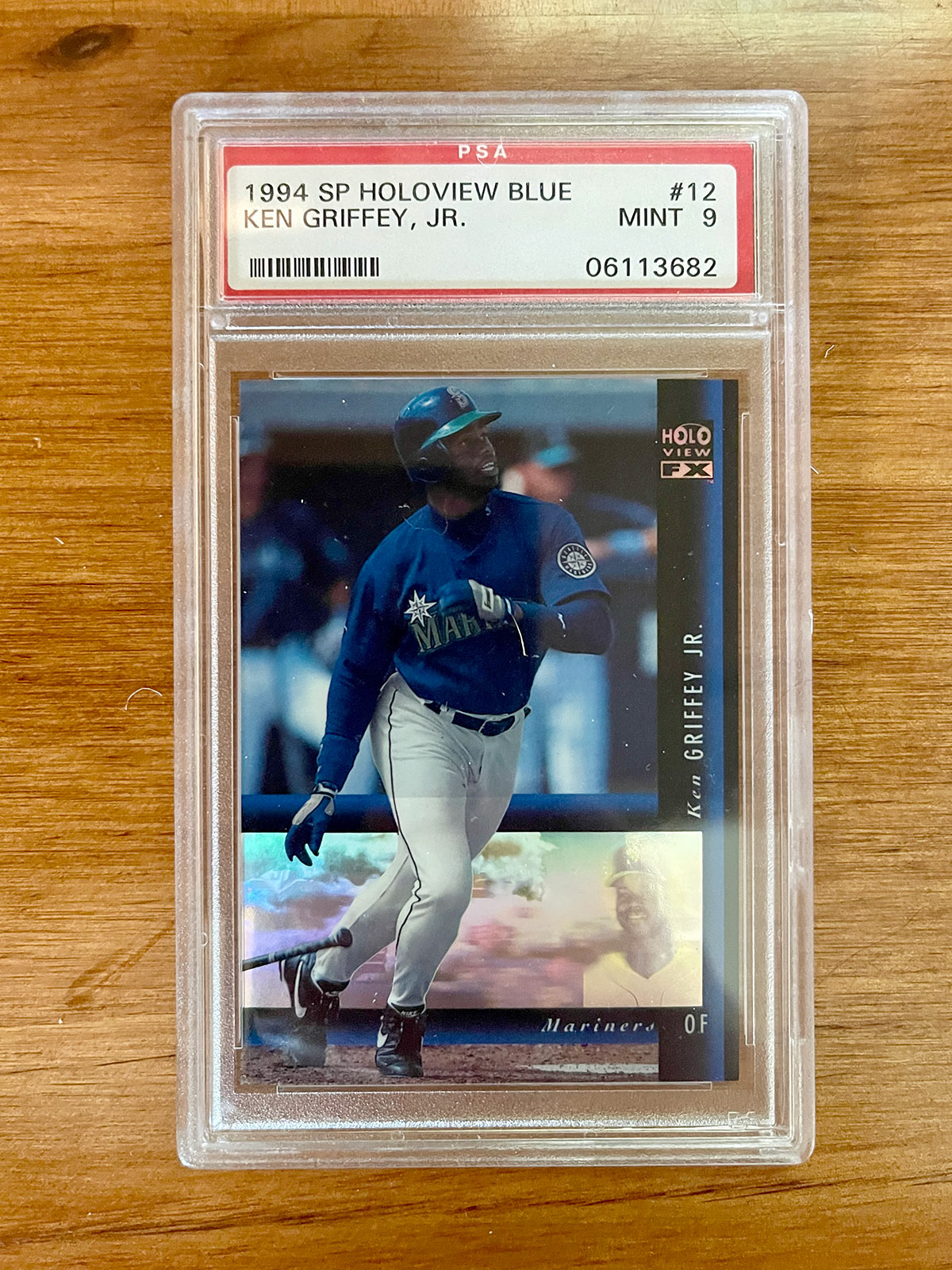 Ken Griffey Jr. - 1994 SP Holoview Blue #12 - PSA 9
