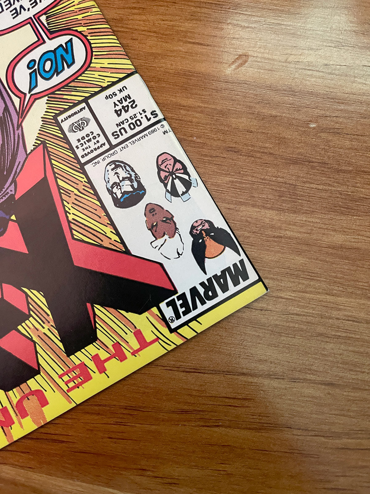 Uncanny X-Men #244 - 1989 First Appearance of Jubilee - VF+