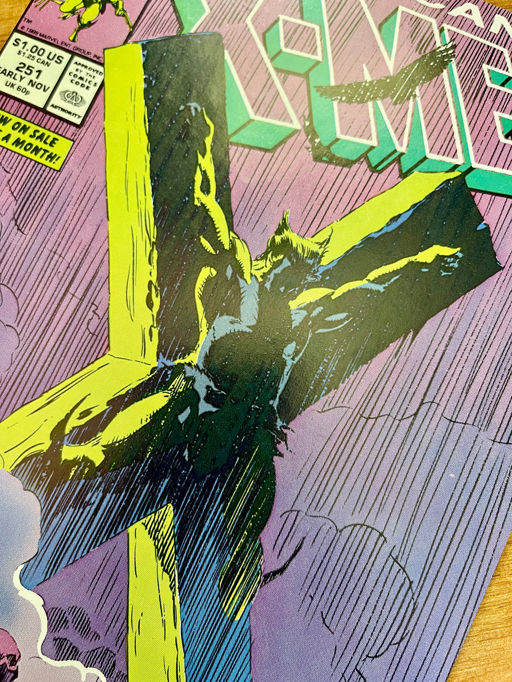 X-Men #251 - 1989 Classic X Crucifix Cover - NM-
