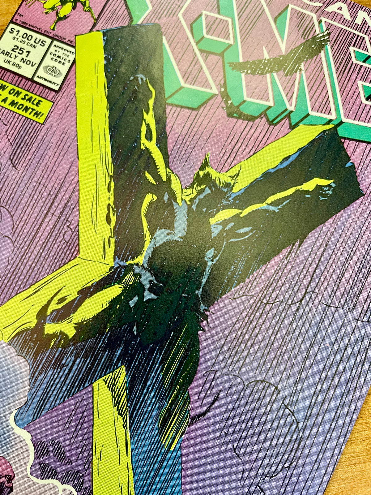 X-Men #251 - 1989 Classic X Crucifix Cover - NM-