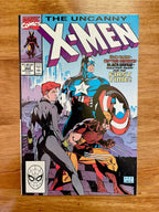 X-Men #268 - 1990 Jim Lee Captain America Cover - VF+