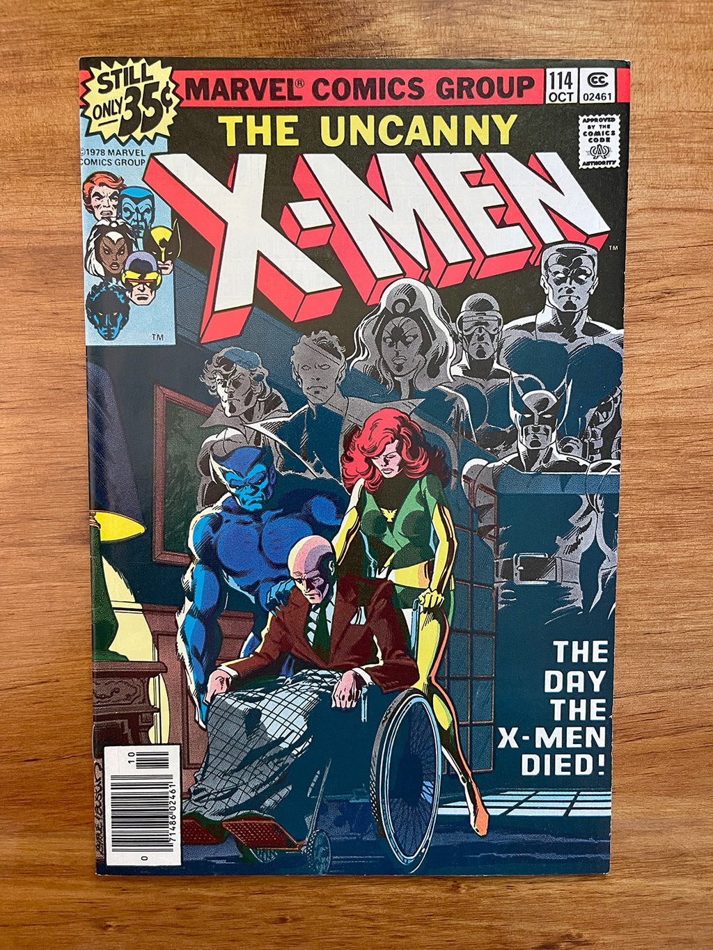Uncanny X-Men #114 Newsstand - 1978 First 'Uncanny' in Title - VF