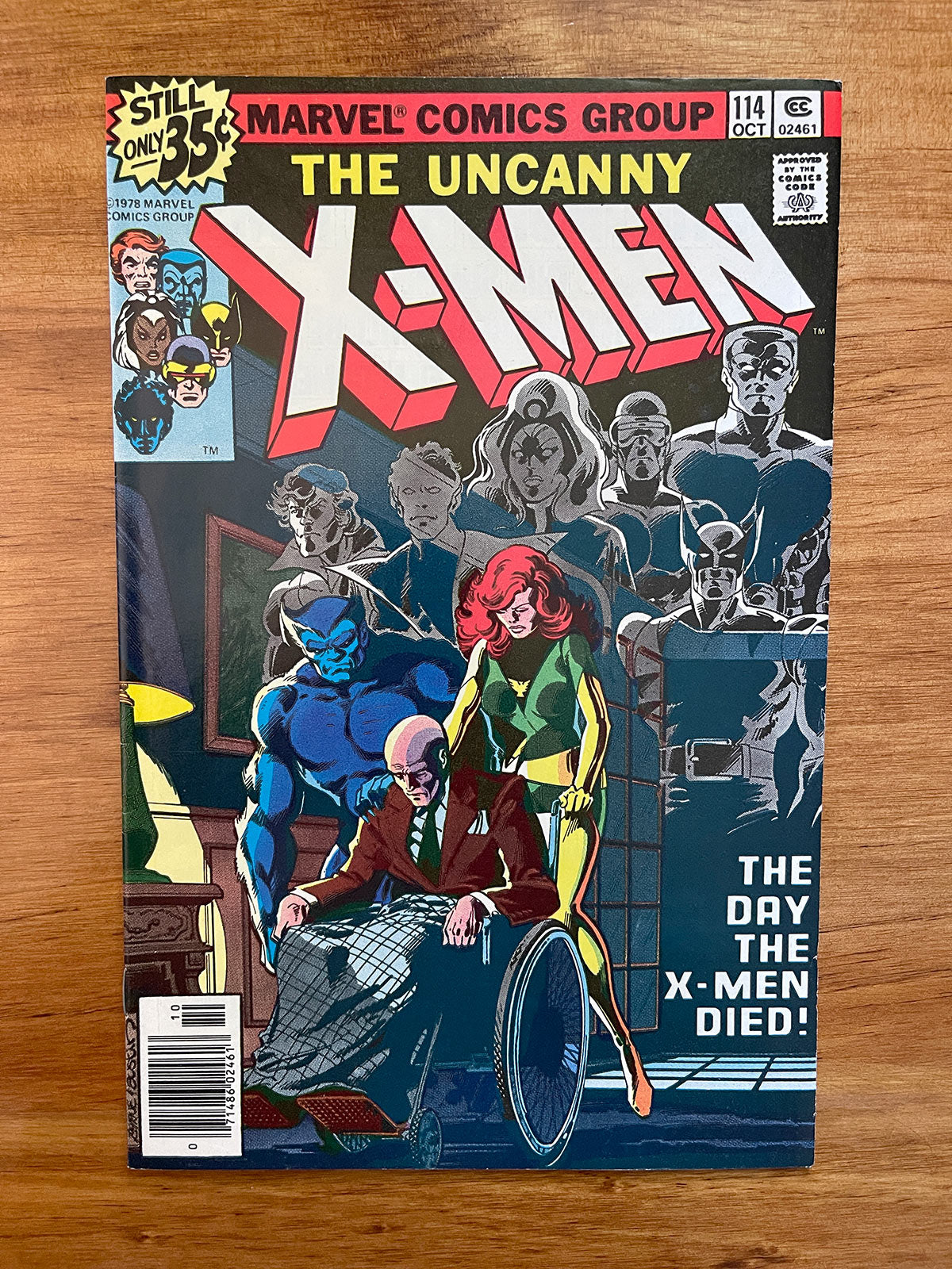 Uncanny X-Men #114 Newsstand - 1978 First 'Uncanny' in Title - VF