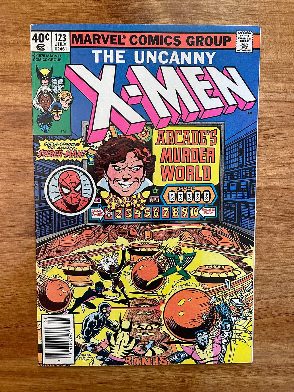 Uncanny X-Men #123 Newsstand - 1979 Controversial Issue Storm Issue - VF