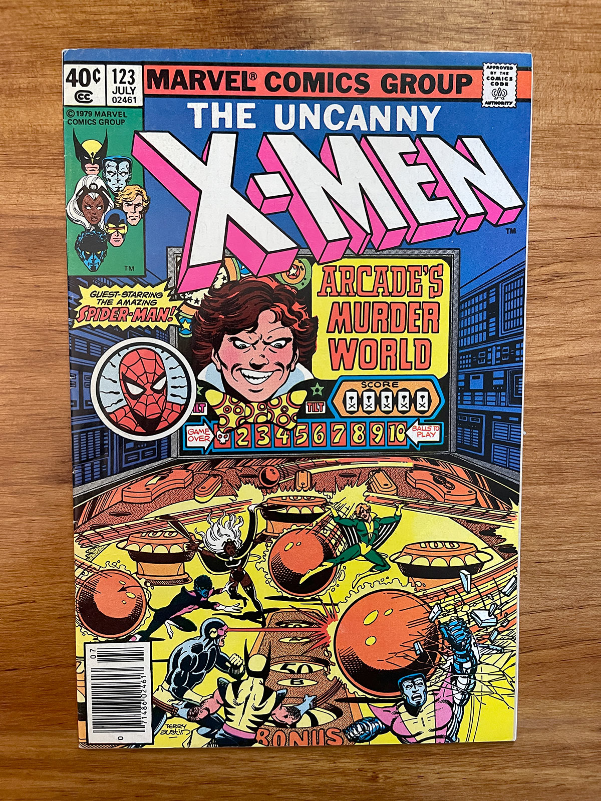 Uncanny X-Men #123 Newsstand - 1979 Controversial Issue Storm Issue - VF
