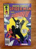 Marvel Team-Up #141 - 1984 Newsstand First Appearance of Spider-Man Black Suit - NM-