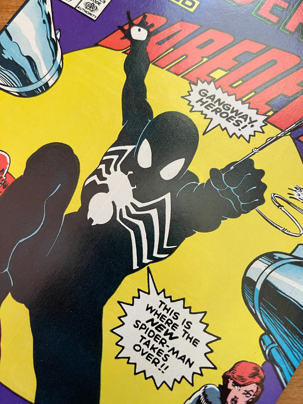 Marvel Team-Up #141 - 1984 Newsstand First Appearance of Spider-Man Black Suit - NM-