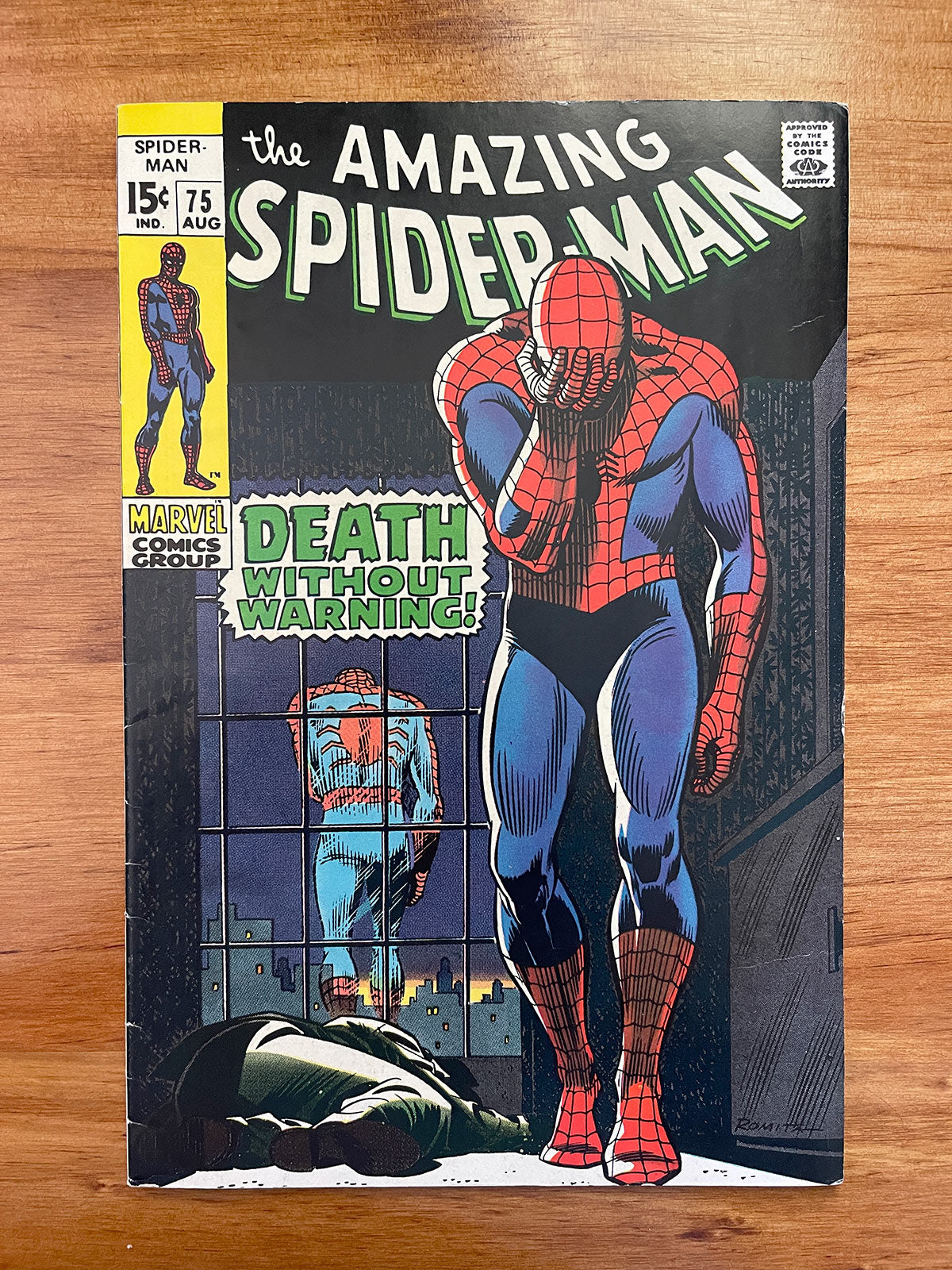 Amazing Spider-Man #75 - 1969 Death of Silvermane - VF-