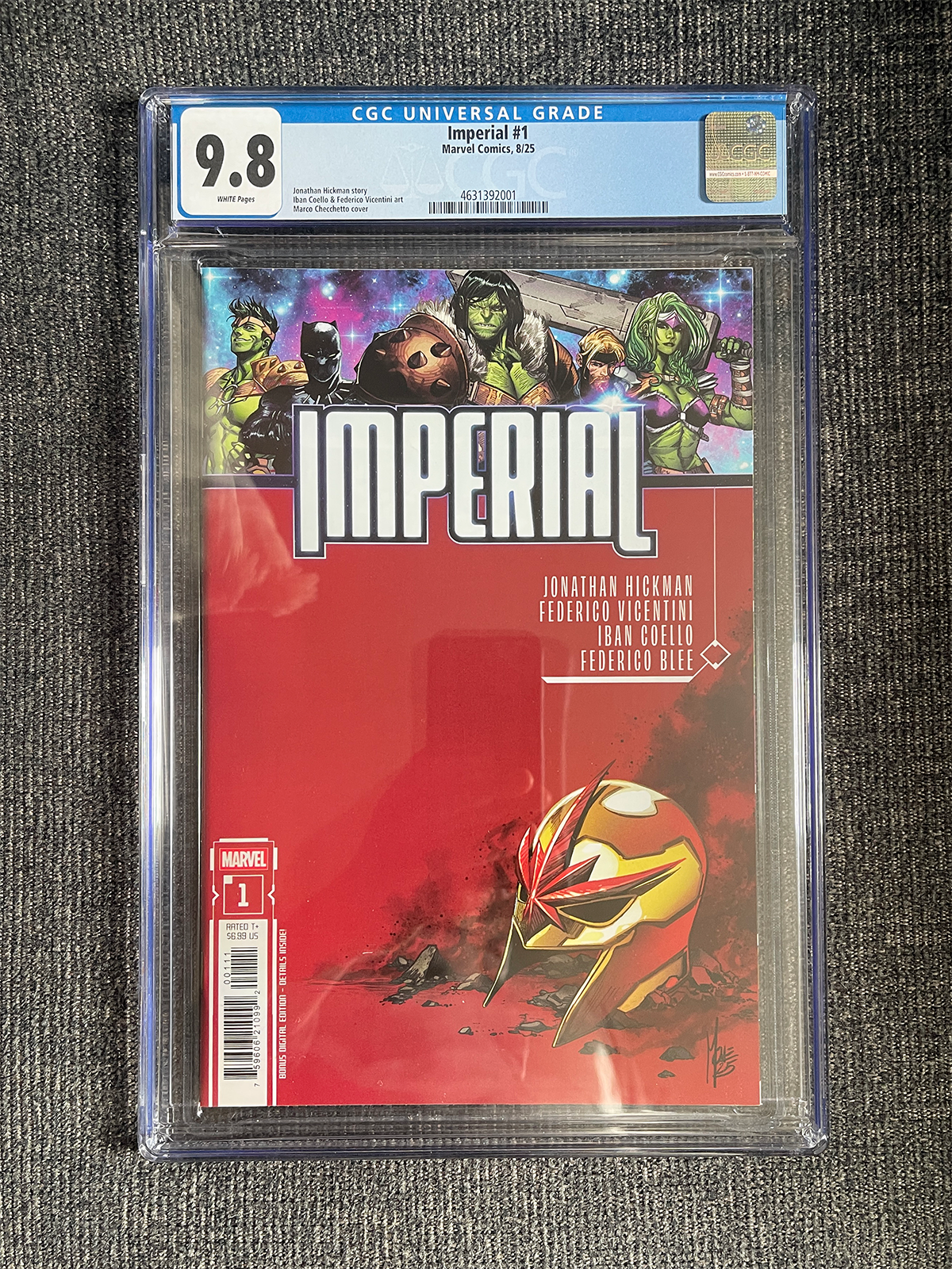 Marvel Imperial #1 - 2025 Checchetto Cover A - CGC 9.8