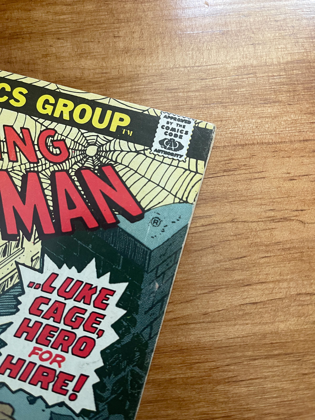 Amazing Spider-Man #123 - 1973 vs Luke Cage & Gwen Stacy Funeral - VF-