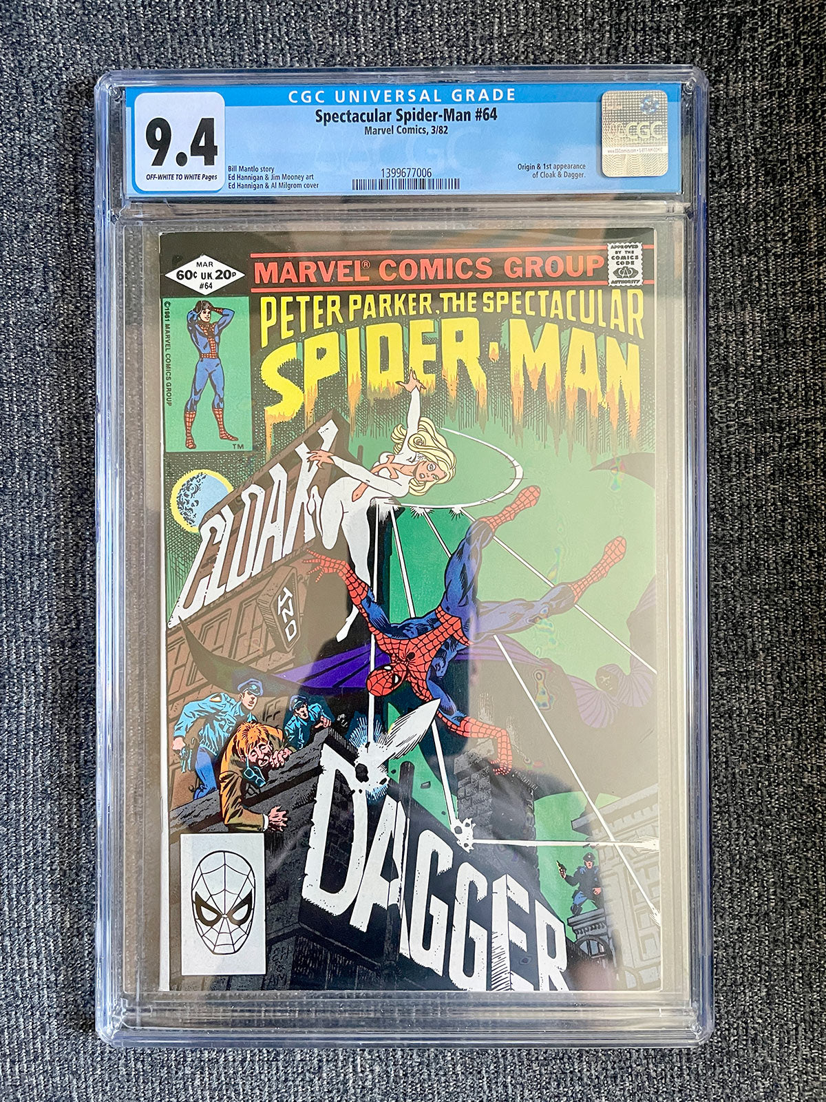 Spectacular Spider-Man #64 - 1982 First Appearance of Cloak & Dagger – CGC 9.4