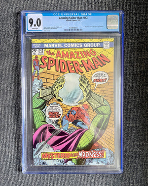 Amazing Spider-Man #142 - 1975 Mysterio Appearance - CGC 9.0