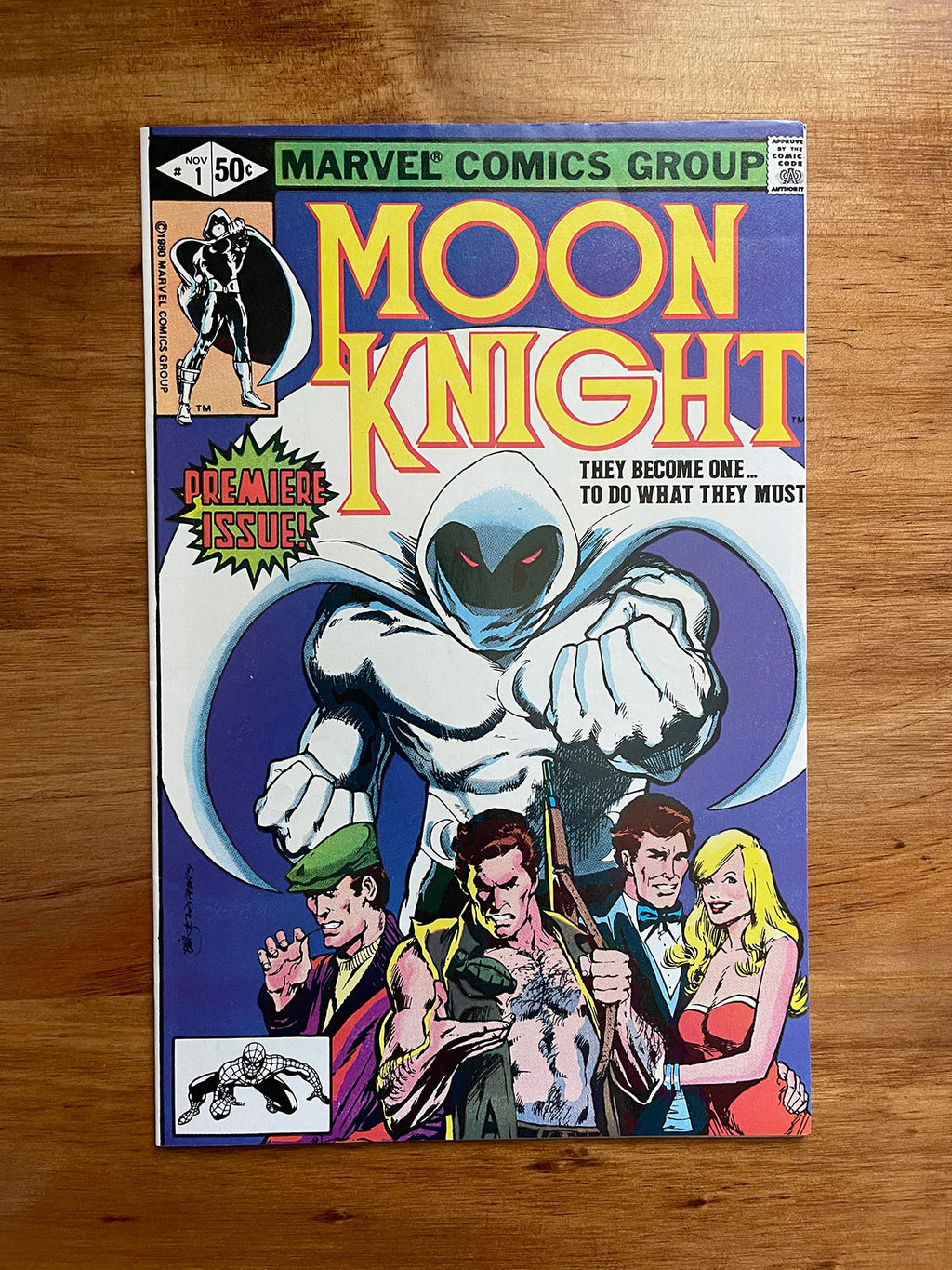 Moon Knight #1 - 1980 Moon Knight Premiere Issue - VF+