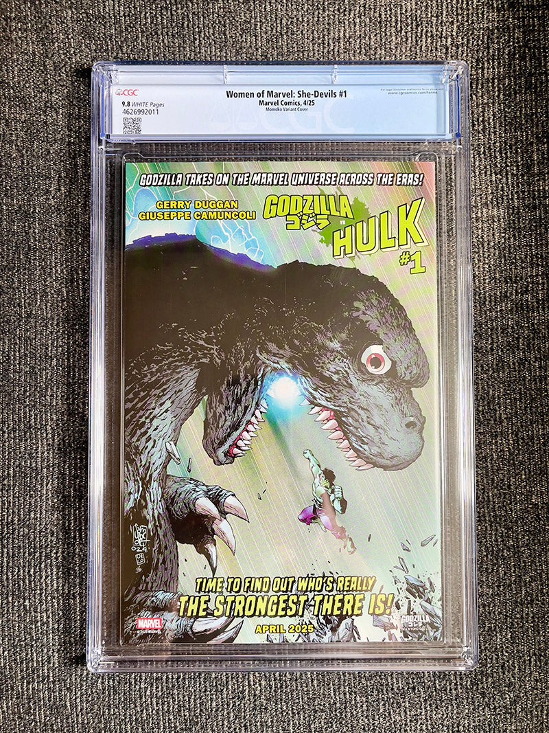 Women of Marvel: She-Devils #1 – 2025 Peach Momoko Variant – CGC 9.8