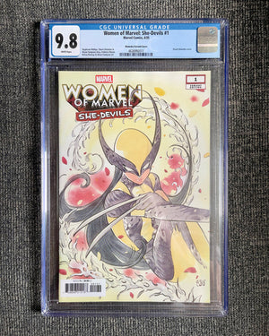 Women of Marvel: She-Devils #1 – 2025 Peach Momoko Variant – CGC 9.8 + FREEBIE