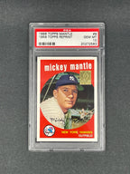 Mickey Mantle - 1996 Topps Reprint / 1959 Topps #9 - PSA 10