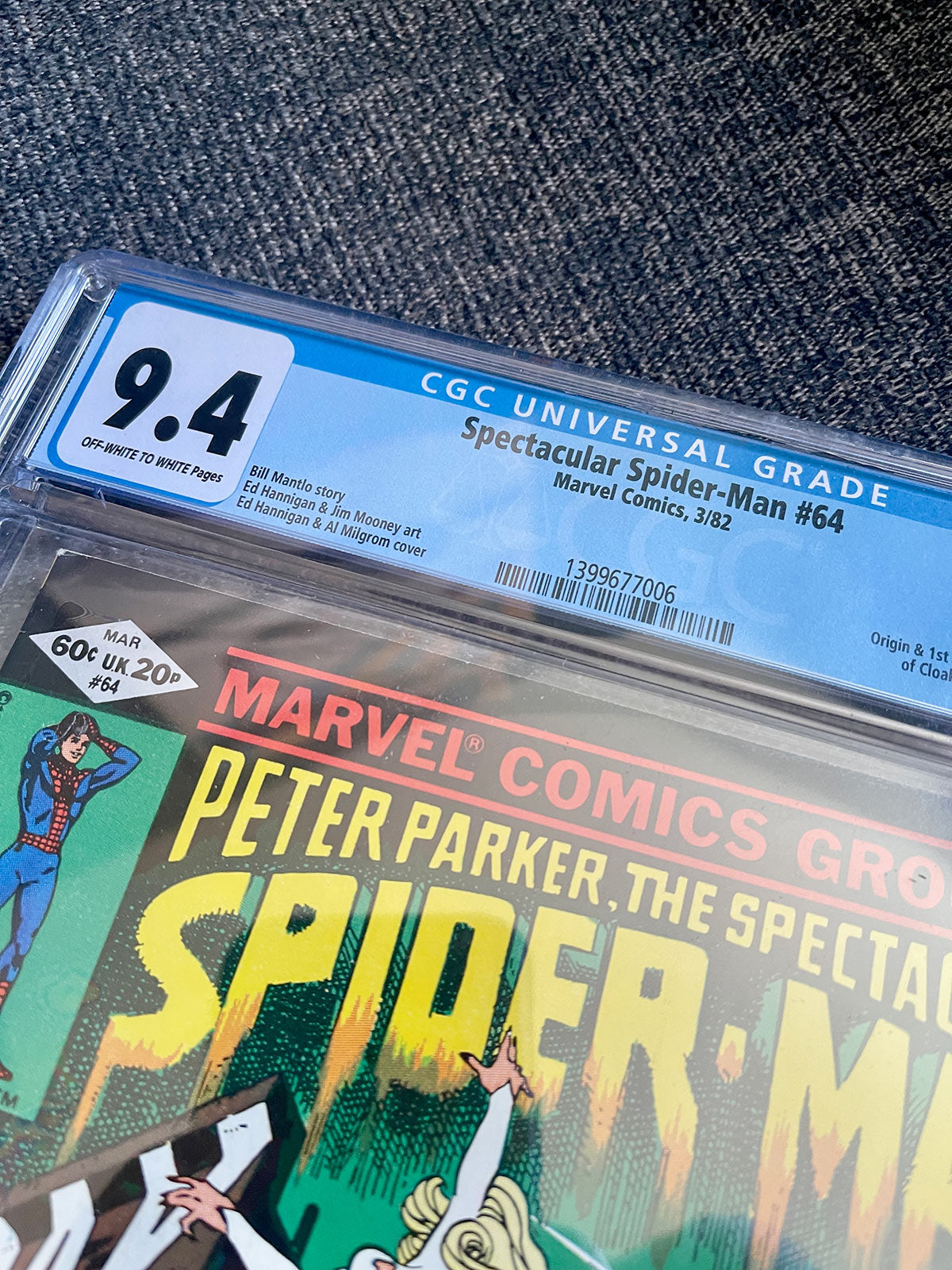 Spectacular Spider-Man #64 - 1982 First Appearance of Cloak & Dagger – CGC 9.4