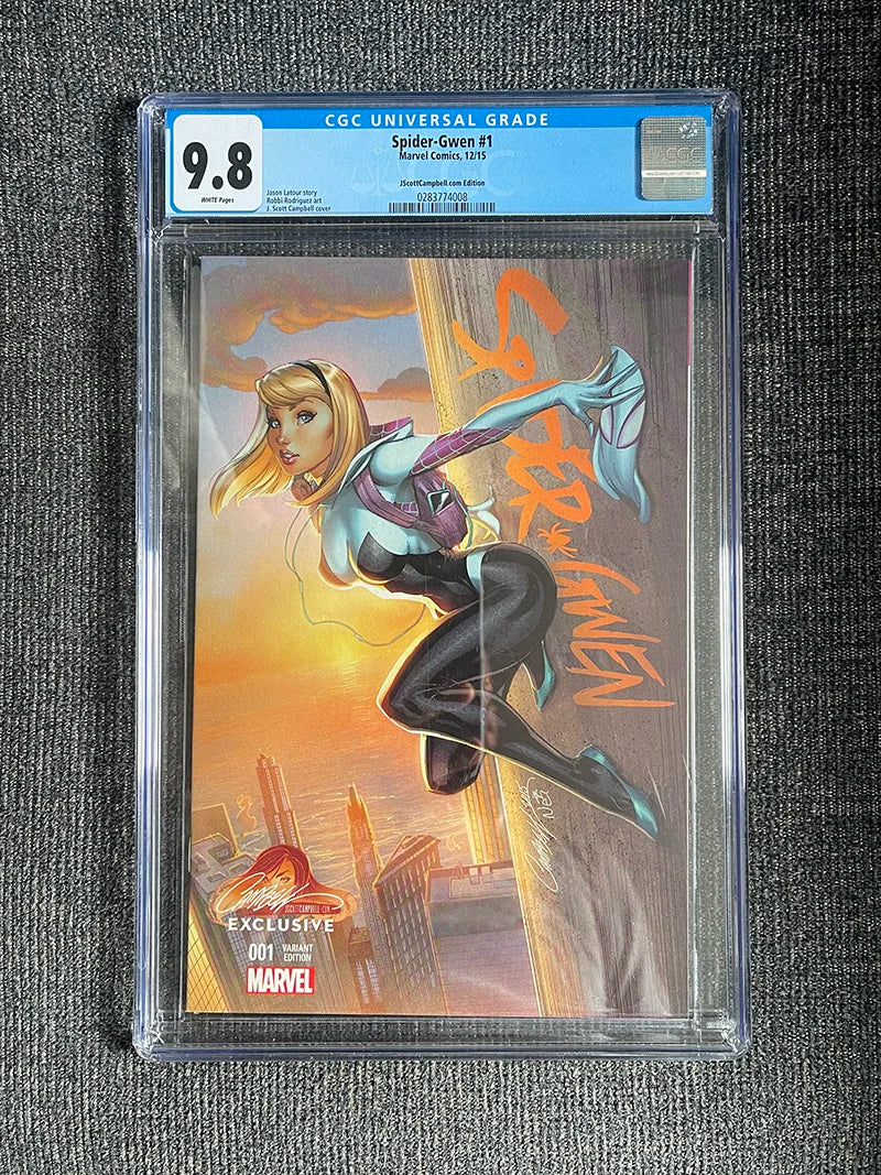 Spider-Gwen #1 - 2015 J. Scott Campbell Variant - CGC 9.8