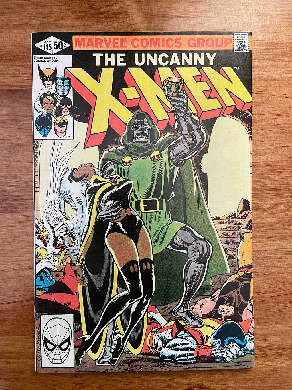 Uncanny X-Men #145 - 1981 Featuring Dr. Doom - VF+