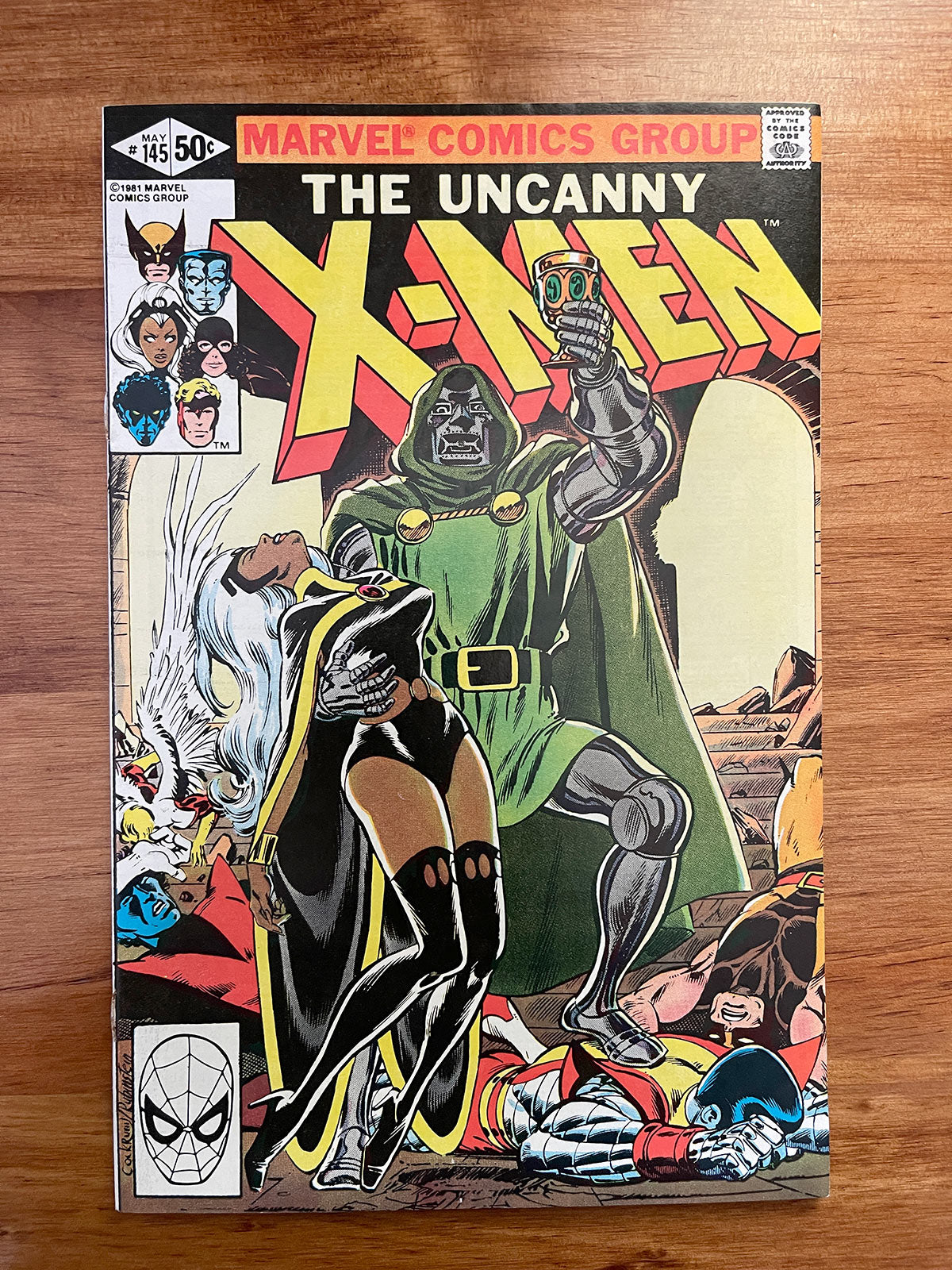 Uncanny X-Men #145 - 1981 Featuring Dr. Doom - VF+