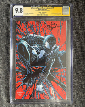 Ultimate Spider-Man: Incursion #1 - 2025 Tyler Kirkham Virgin Variant - CGC Signed 9.8