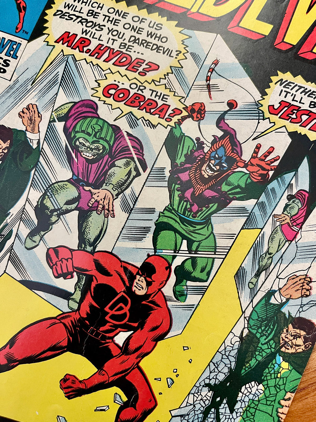 Daredevil #61 - 1970 vs Jester, Cobra and Mr. Hyde - FINE+
