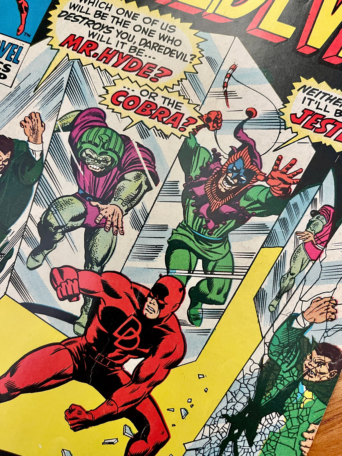 Daredevil #61 - 1970 vs Jester, Cobra and Mr. Hyde - FINE+
