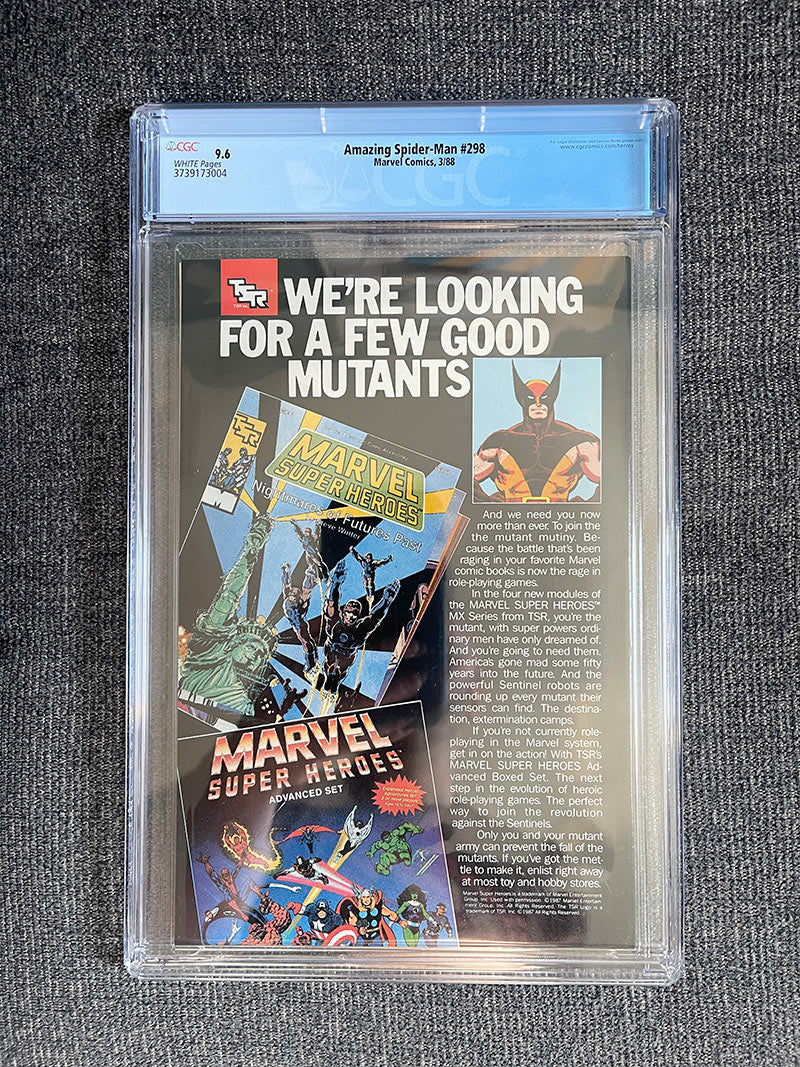 Amazing Spider-Man #298 - 1988 First Appearance of Eddie Brock (Venom) - CGC 9.6