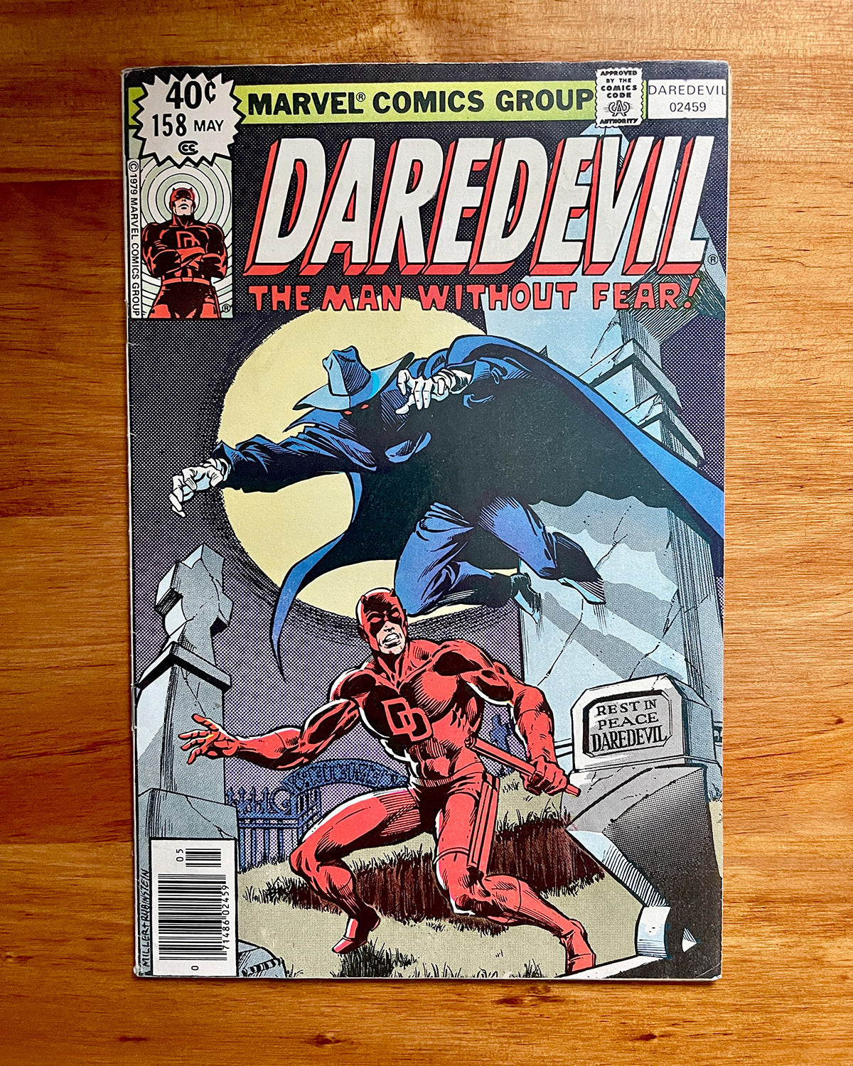 Daredevil #158 - 1979 First Frank Miller DD Cover - FN/VF
