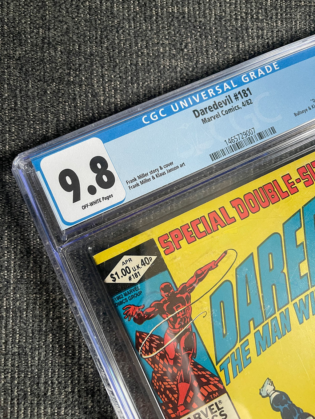 Daredevil #181 - 1982 Death of Elektra - CGC 9.8