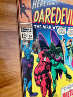 Daredevil #34 - 1967 vs Beetle - VF-