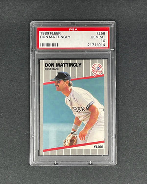 Don Mattingly - 1989 Fleer #258 - PSA 10